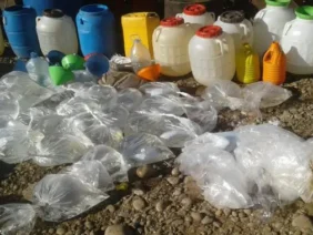 درك الزاك يفكك معملاً سرياً لتصنيع “ماء الحياة” في عملية أمنية نوعية